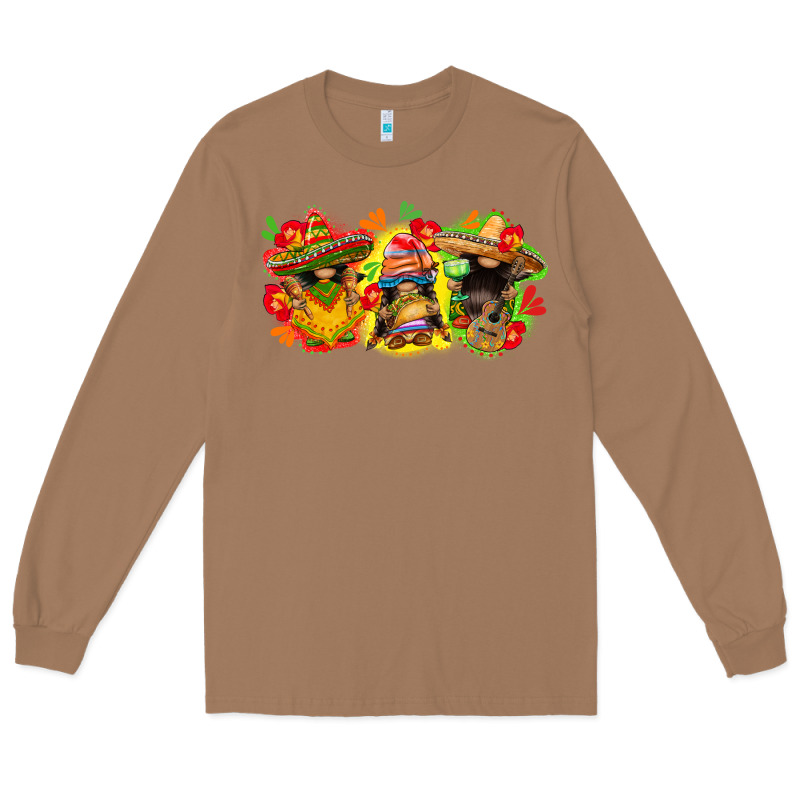 Cinco De Mayo Gnomies Long Sleeve Tee by FaDigitalArtStudio | Teevron