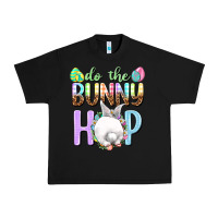 Black Do the bunny hop Easter Day Urban Heavy Tee - HowdyJamesFarm