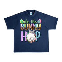 Navy Do the bunny hop Easter Day Urban Heavy Tee - HowdyJamesFarm