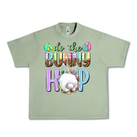 Oil Green Do the bunny hop Easter Day Urban Heavy Tee - HowdyJamesFarm