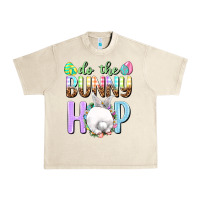 Sandshell Do the bunny hop Easter Day Urban Heavy Tee - HowdyJamesFarm