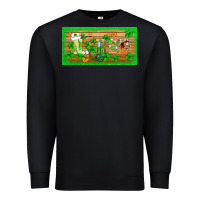 Black st.patricks nurse license plate template Premium Sweatshirt - BarkalooDesign