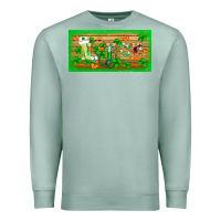 Seafoam st.patricks nurse license plate template Premium Sweatshirt - BarkalooDesign