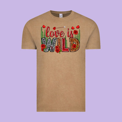 Love Is Wild Valentine's Day Vintage Tee Designed By Howdyjamesfarm