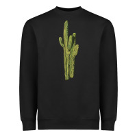 Black saguaro cactus Heavyweight Sweatshirt - LillyAllenDesigns