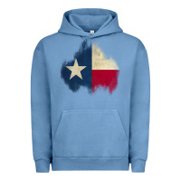 Pigment Pebble Blue texas patch Urban Hoodie - AdoDesignShop