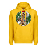 Lemon Cockapoo Christmas Premium Hoodie - RanaPortraitStore
