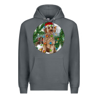 Rock Cockapoo Christmas Premium Hoodie - RanaPortraitStore