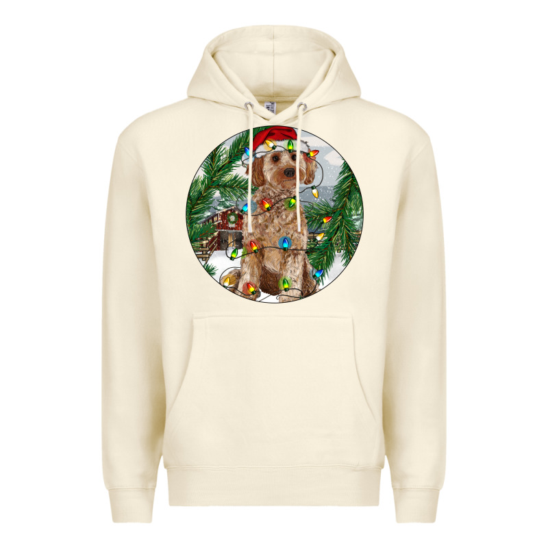 Cockapoo Christmas Premium Hoodie by RanaPortraitStore | Teevron