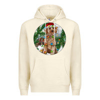 Sandshell Cockapoo Christmas Premium Hoodie - RanaPortraitStore