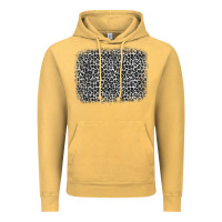Vintage Mustard grey leopard background Vintage Hoodie - OliviaCreatesArt