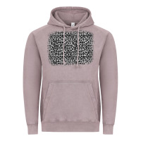 Vintage Zinc grey leopard background Vintage Hoodie - OliviaCreatesArt