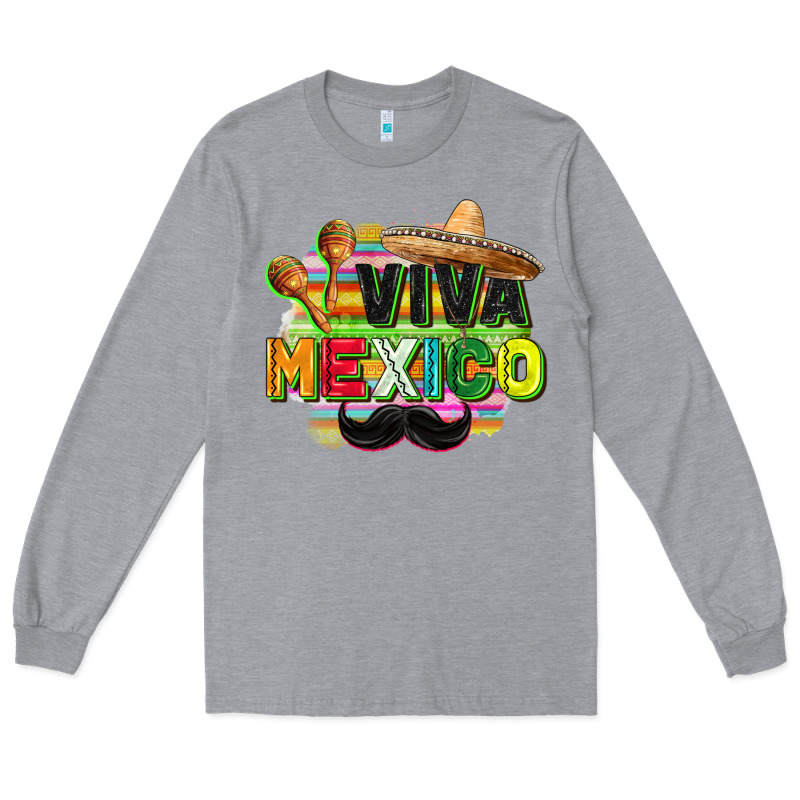 Viva Mexico Long Sleeve Tee by FaDigitalArtStudio | Teevron