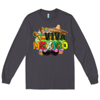 Smoke Viva Mexico Long Sleeve Tee - FaDigitalArtStudio