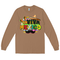 Toasted Coconut Viva Mexico Long Sleeve Tee - FaDigitalArtStudio