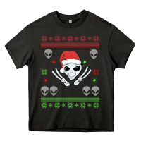 Asphalt alien ugly christmas Heavy Core Tee - Bettercallsaul