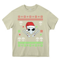 Mossy alien ugly christmas Heavy Core Tee - Bettercallsaul
