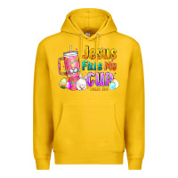 Lemon Jesus Fills My Cup Easter Premium Hoodie - CowhideDigitalArt
