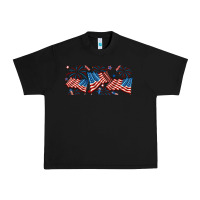 Black fourth of july american flag Urban Heavy Tee - RanaPortraitStore