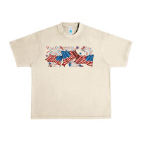 Sandshell fourth of july american flag Urban Heavy Tee - RanaPortraitStore