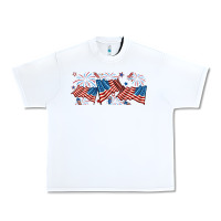 White fourth of july american flag Urban Heavy Tee - RanaPortraitStore