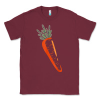Burgundy big carrot costume cute easy vegetable halloween gift Classic Tee - longCreatives