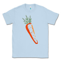 Dusty Blue big carrot costume cute easy vegetable halloween gift Classic Tee - longCreatives