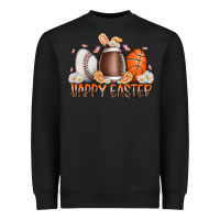 Black happy easter day eggs Heavyweight Sweatshirt - RacoonDesign