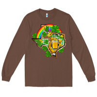 Chestnut Texas St. Patrick's Day Long Sleeve Tee - OliviaCreatesArt