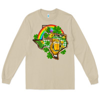 Mushroom Texas St. Patrick's Day Long Sleeve Tee - OliviaCreatesArt