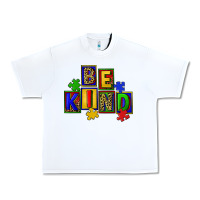 White Be kind Urban Heavy Tee - CowGirlArtShop