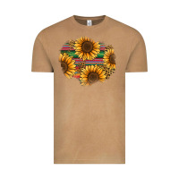 Vintage Camel sunflower leopard serape patch Vintage Tee - Jasminsmagicworld