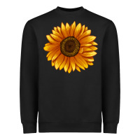 Black Soraya Sunflower Heavyweight Sweatshirt - LillyAllenDesigns