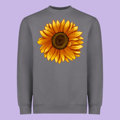 Soraya Sunflower Heavyweight Sweatshirt Designed By Lillyallendesigns