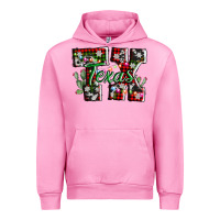 Fuchsia Pink texas tx christmas Urban Hoodie - AdoDesignShop