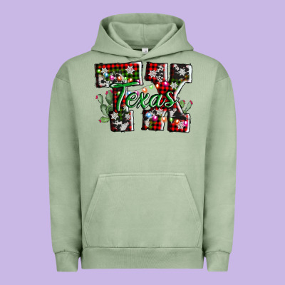 Texas Tx Christmas Urban Hoodie Designed By Adodesignshop