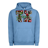 Pigment Pebble Blue texas tx christmas Urban Hoodie - AdoDesignShop