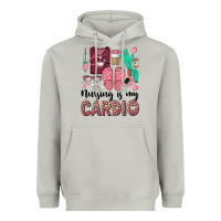 Moon Dust nursing is my cardio Heavyweight Hoodie - BarkalooDesign