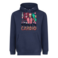 Navy nursing is my cardio Heavyweight Hoodie - BarkalooDesign