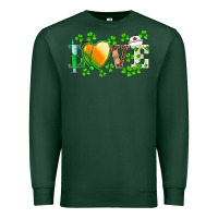 Sports Green st.patrick's nurse love heart stethoscope Premium Sweatshirt - BarkalooDesign