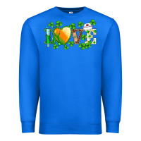 True Royal st.patrick's nurse love heart stethoscope Premium Sweatshirt - BarkalooDesign