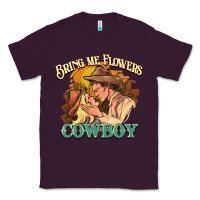Plum Bring me flowers cowboy Classic Tee - HowdyJamesFarm