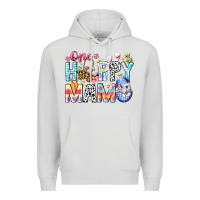 Dove Grey One Happy Mama Easter Bunny Premium Hoodie - CowhideDigitalArt