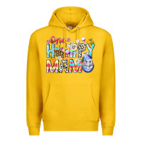 Lemon One Happy Mama Easter Bunny Premium Hoodie - CowhideDigitalArt