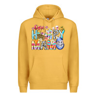 Mustard One Happy Mama Easter Bunny Premium Hoodie - CowhideDigitalArt