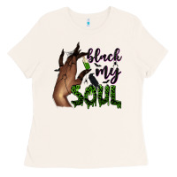 Bone Black my soul Ladies Tee - NancyCooperArtShop