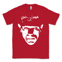 Red classic monster horror movie poster vintage halloween Classic Tee - longCreatives