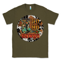 Army Green Christmas Cowboy Boots Classic Tee - RanaPortraitStore