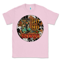 Bubblegum Pink Christmas Cowboy Boots Classic Tee - RanaPortraitStore