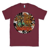 Burgundy Christmas Cowboy Boots Classic Tee - RanaPortraitStore